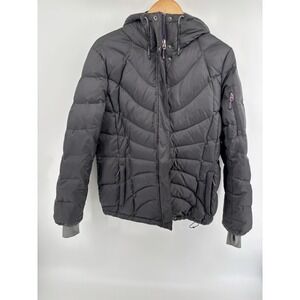 Lands' End Max 600 Down Puffer Jacket Women's Sz L 14/16 Warm Cozy Outdoor